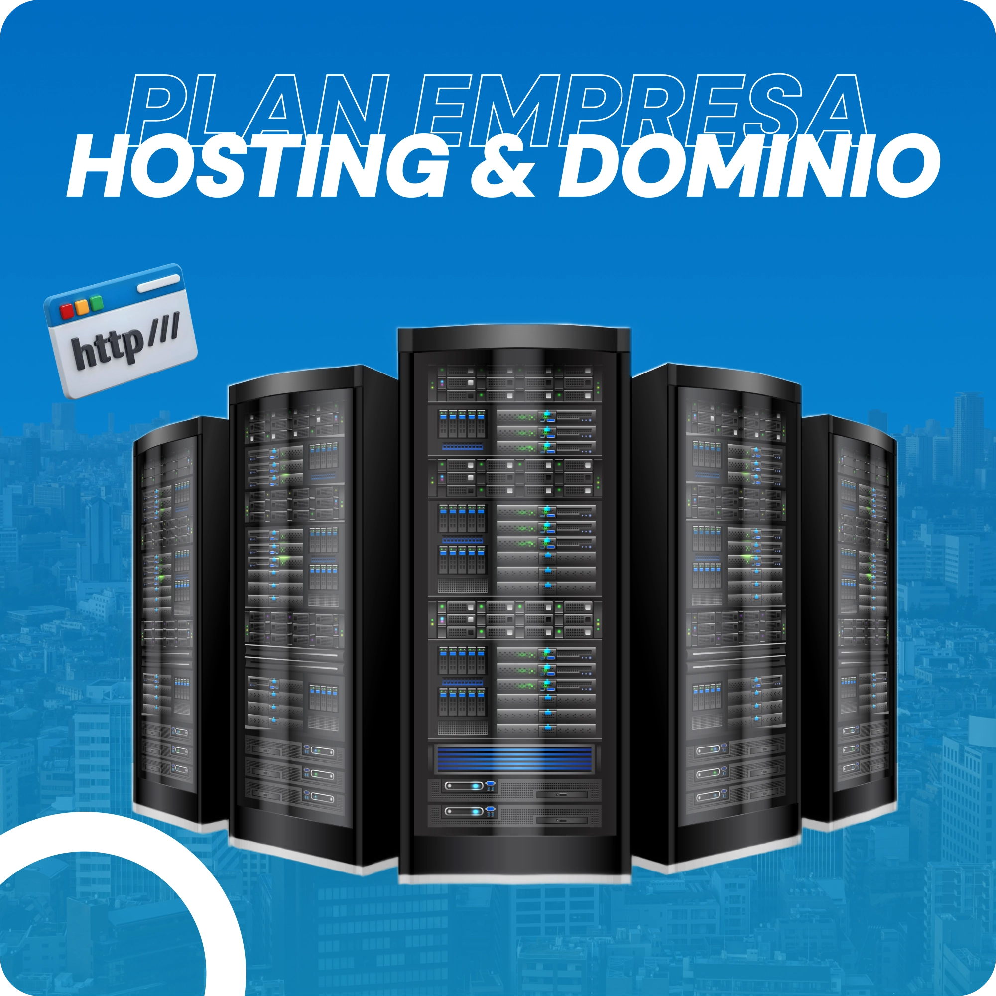 Plan hosting y dominio - Empresa